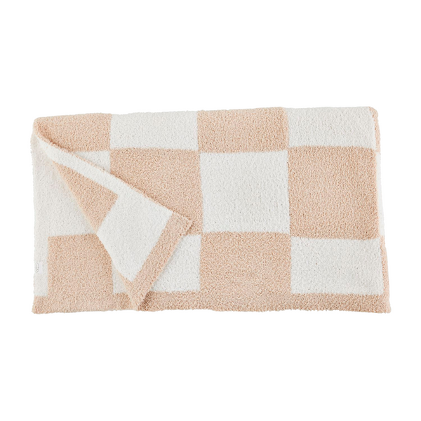 Chenille Checkered Blanket