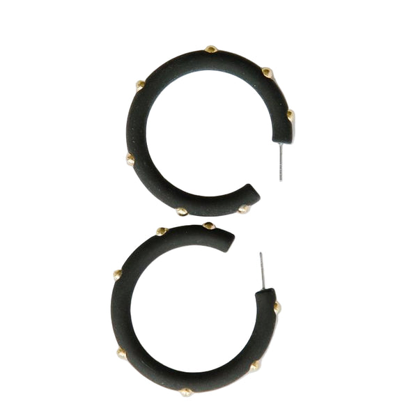 Candace Black Earrings