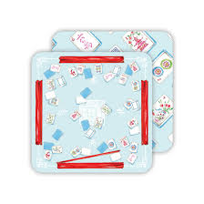 Mahjong Table and Tiles Coasters
