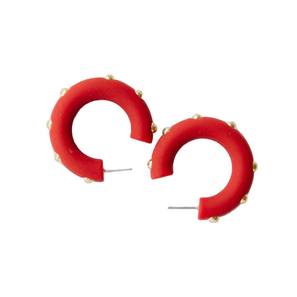 Candace Red Earrings