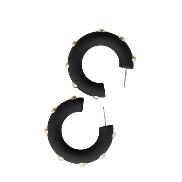 Candace Black Earrings