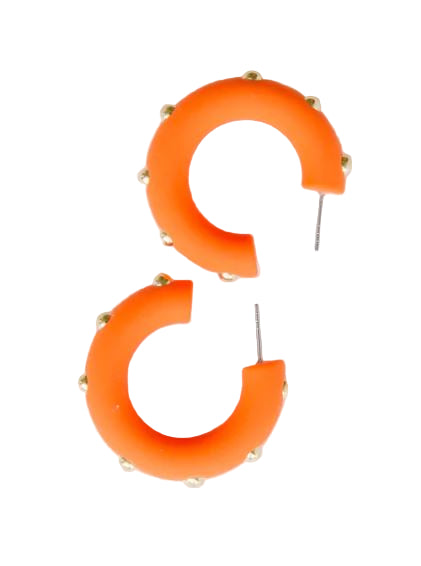Candace Orange Earrings