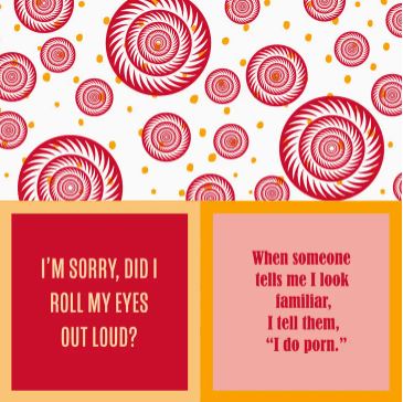 Roll My Eyes Cocktail Napkins