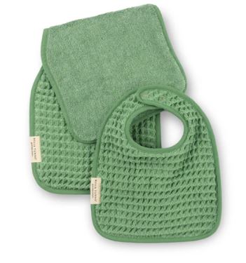 Bib & Burp Set - Reversible