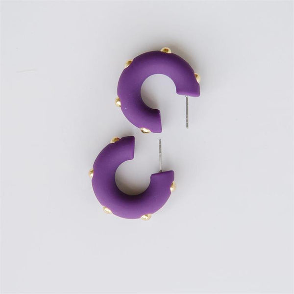 Candace Plum Earrings