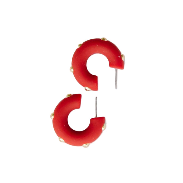 Candace Red Earrings