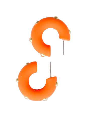 Candace Orange Earrings