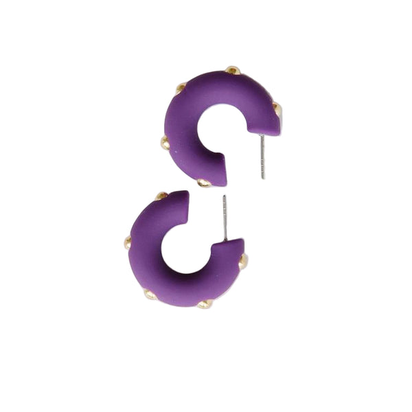 Candace Plum Earrings