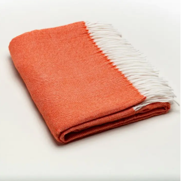 Herringbone Fringe Throw Blanket