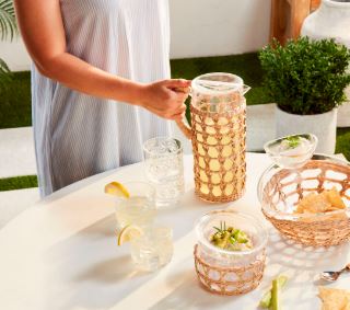 Woven Acrylic Pitcher