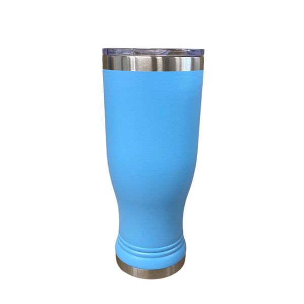 Custom Light Blue Pilsner Tumbler