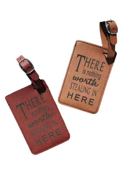 Leather Luggage Tag