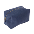 Navy Corduroy Cosmetic Bag
