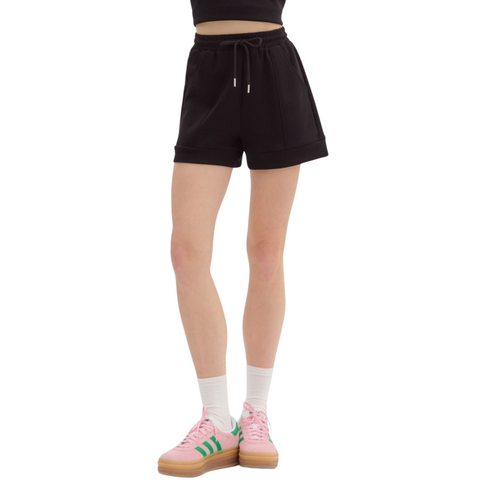 Lora Black Shorts