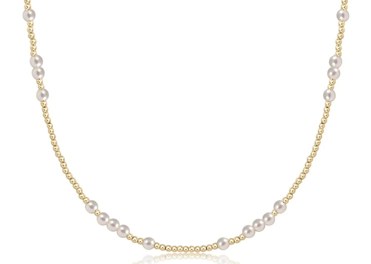 15" Choker Hope Unwritten - 4mm Pearl