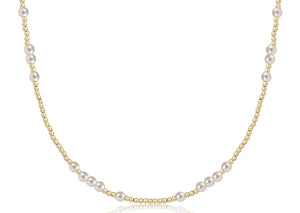 15" Choker Hope Unwritten - 4mm Pearl
