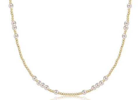 15" Choker Hope Unwritten - 4mm Pearl