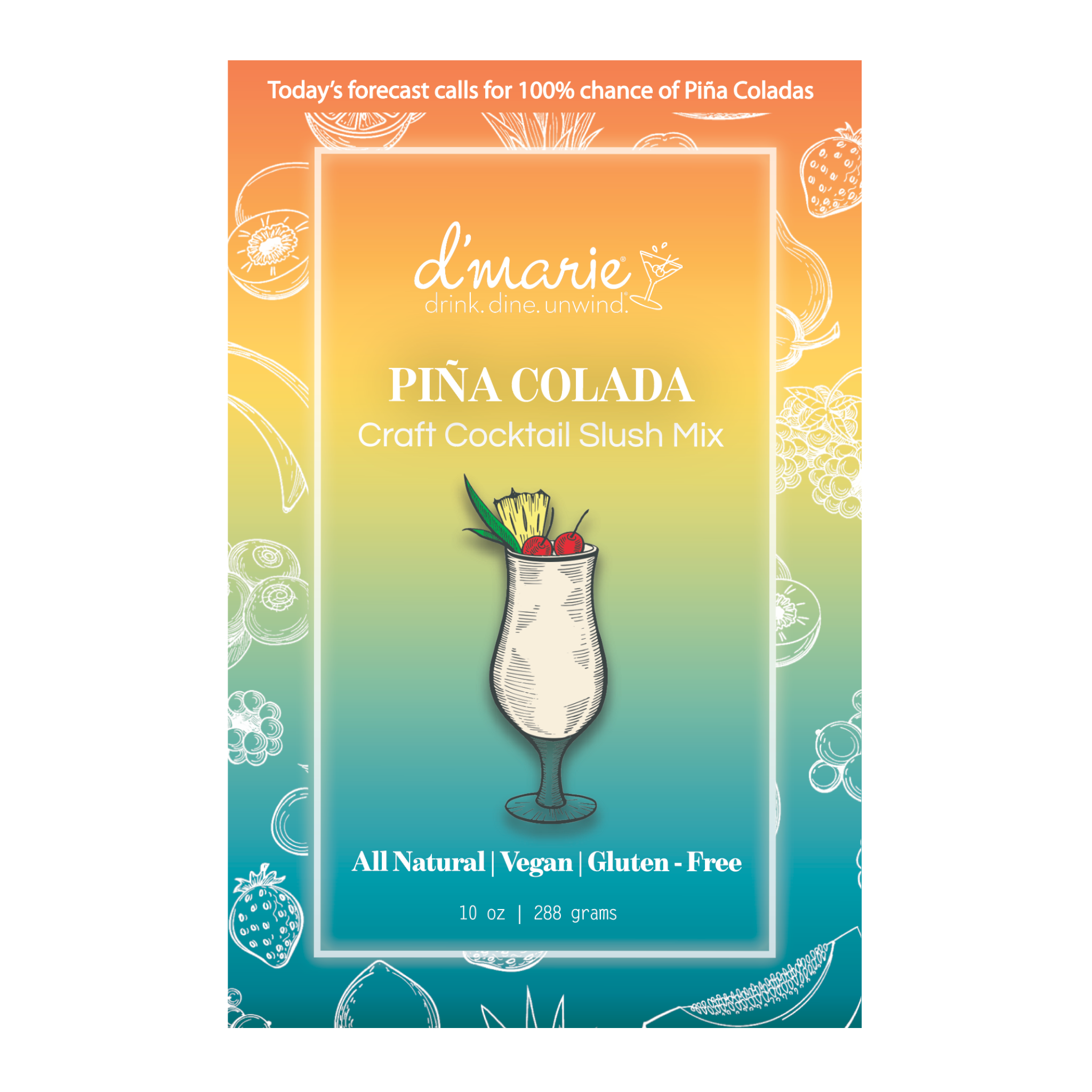 Pina Colada Cocktail Slushies