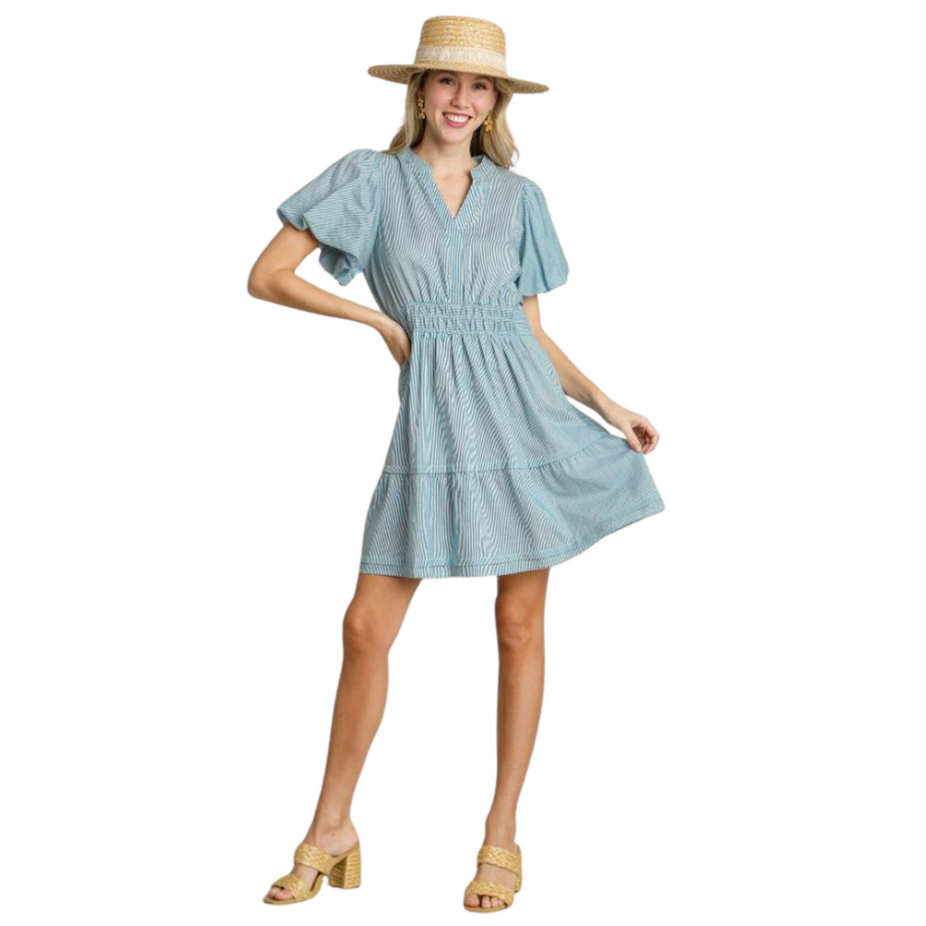 Tessa Teal Dress