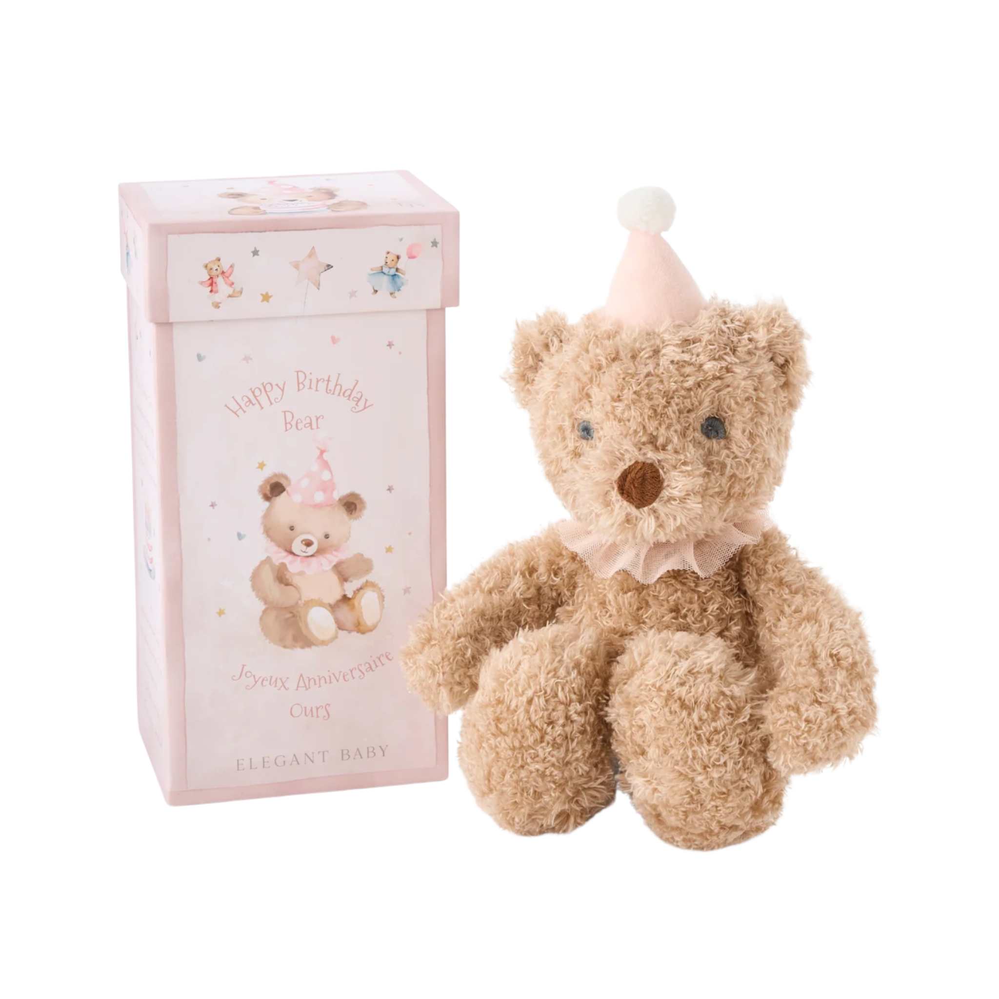 Birthday Bear Plush with Gift Box