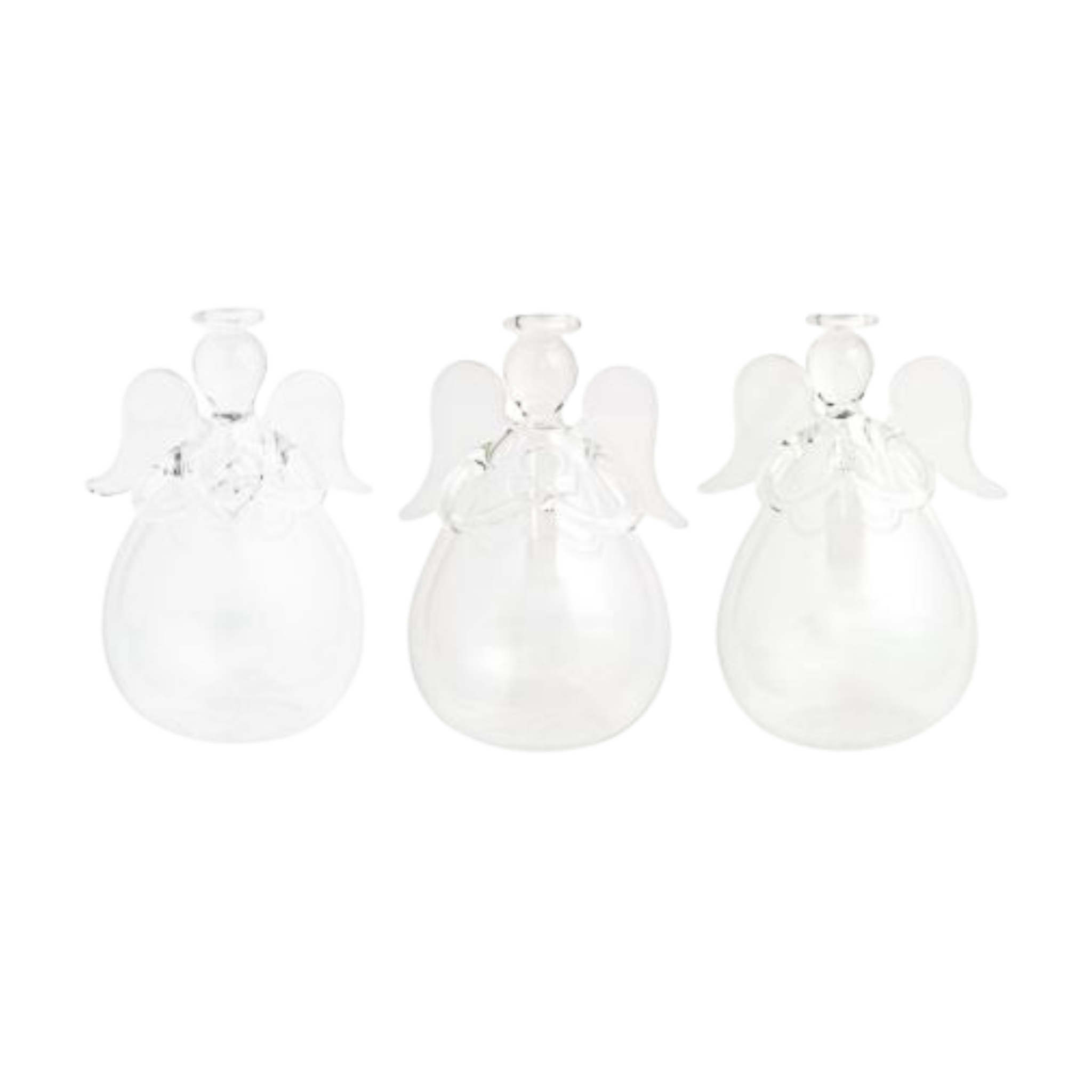 Glass Angel Bud Vase