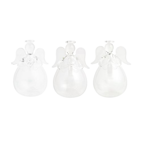 Glass Angel Bud Vase