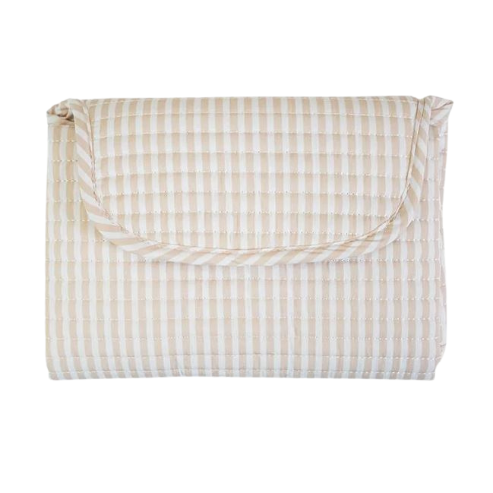 Stripe Sand Quilted Changing Mat