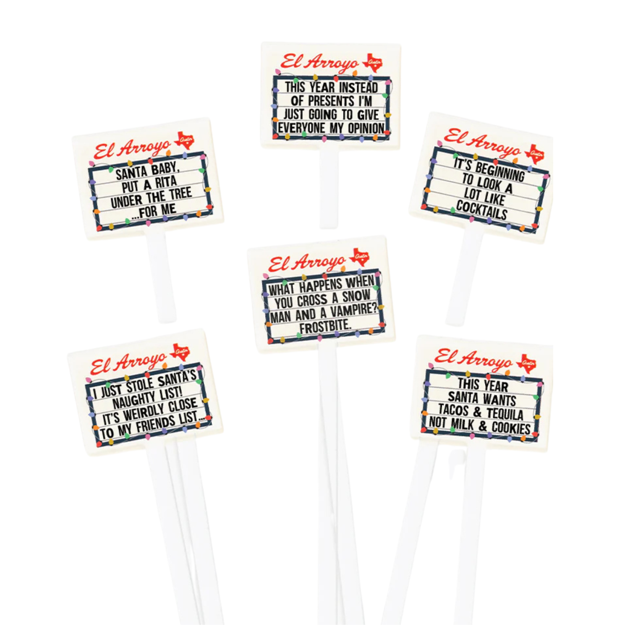 Holiday Stir Sticks - Marquee