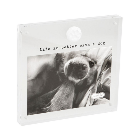 Acrylic Dog Paw Frame