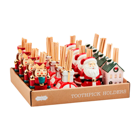Christmas Toothpick Caddy Sets