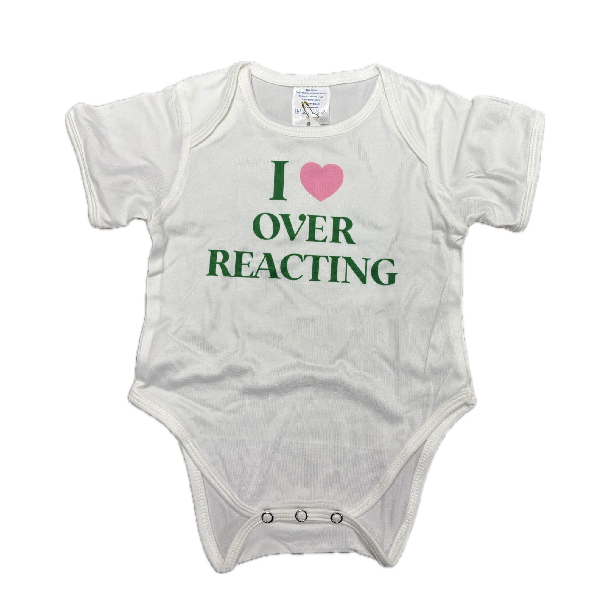 I Love Overreacting Onesie