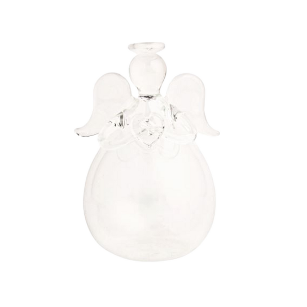 Glass Angel Bud Vase