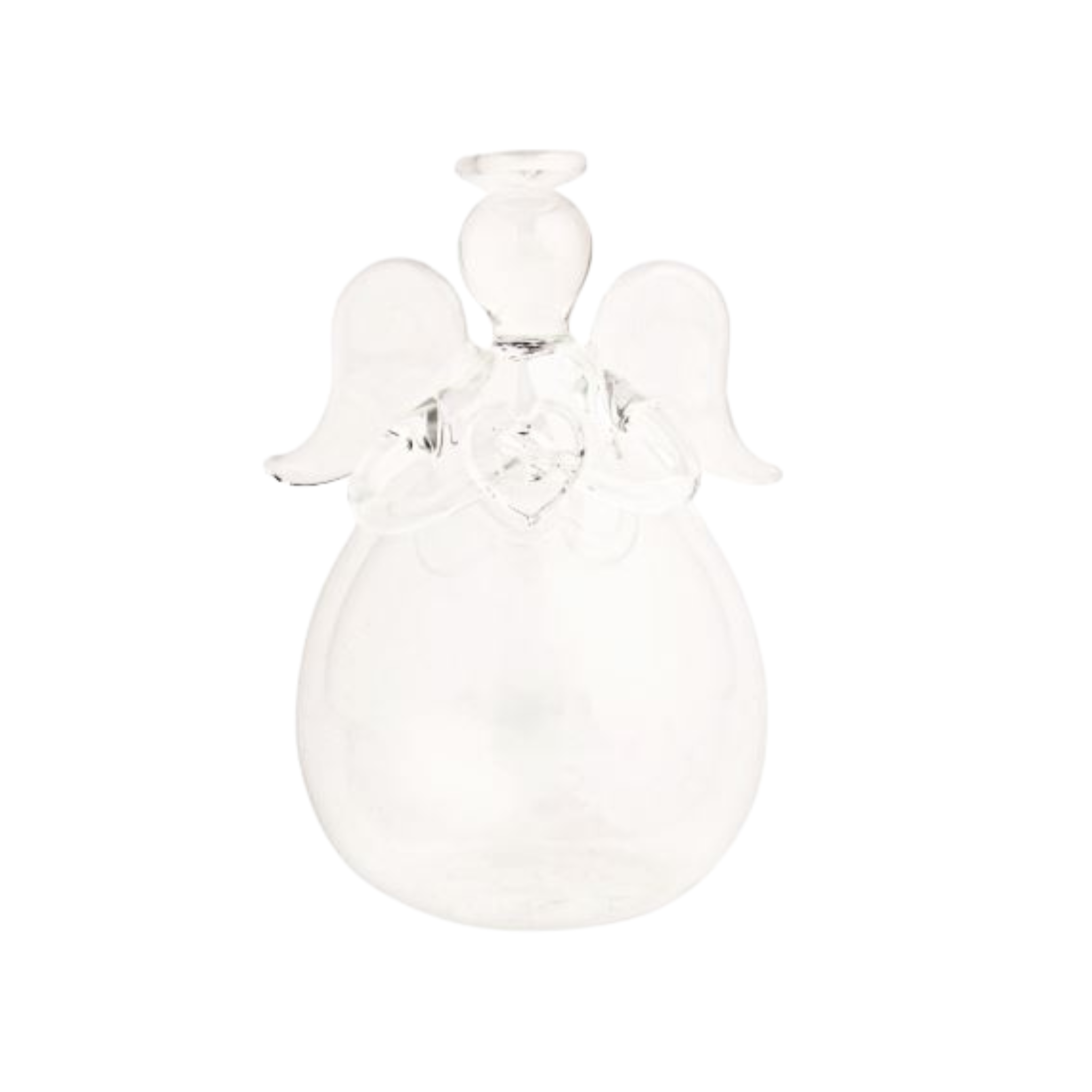 Glass Angel Bud Vase