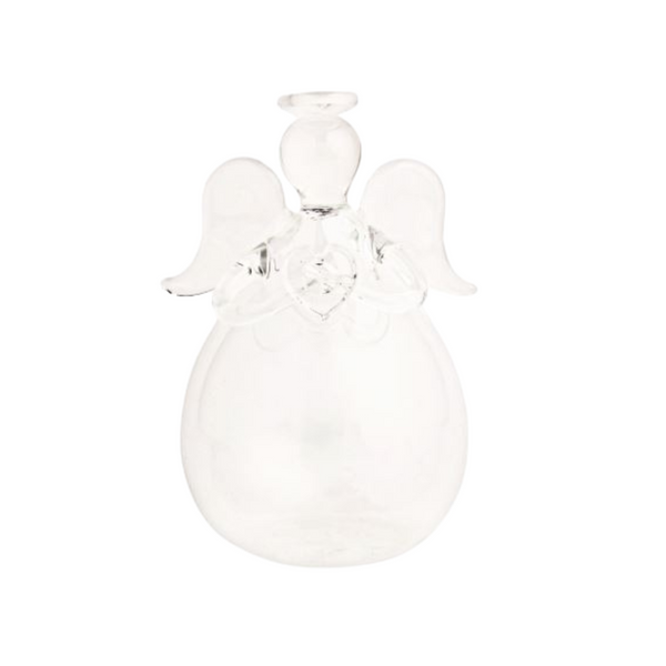 Glass Angel Bud Vase