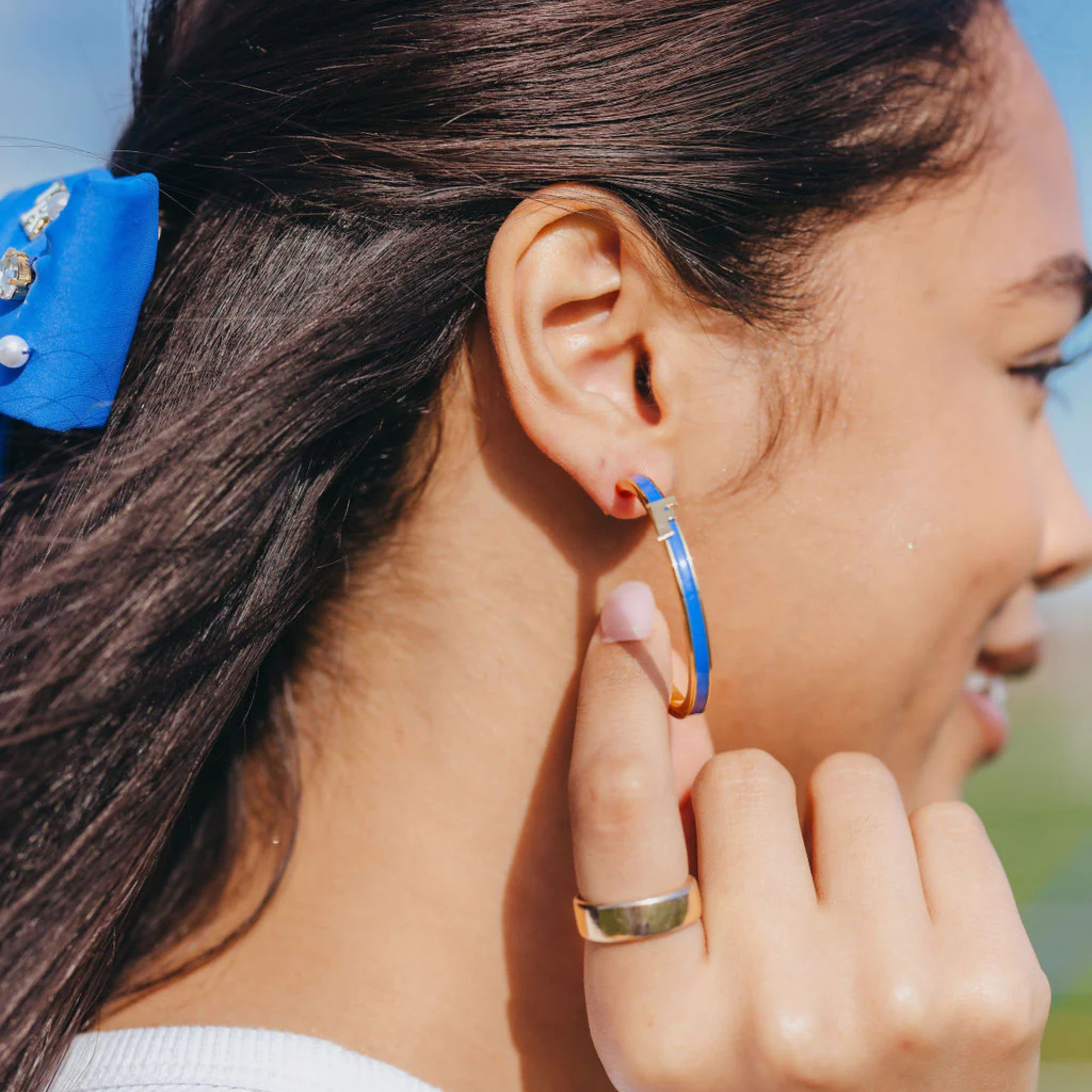 Florida Logo Hoop Earrings