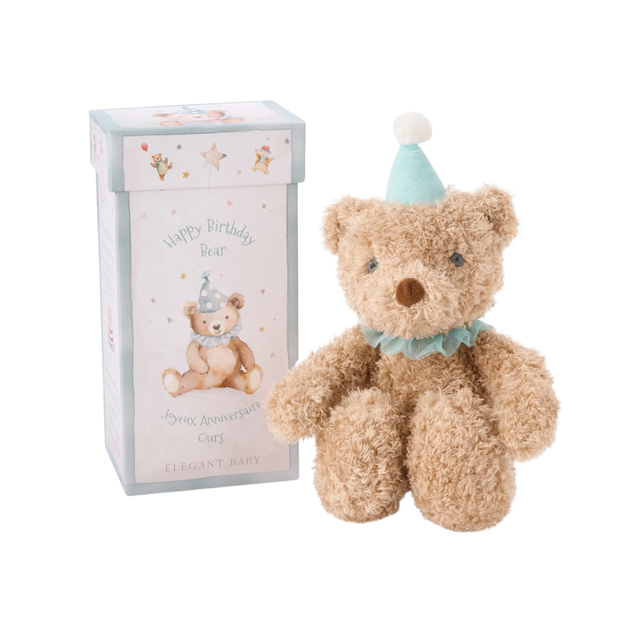 Birthday Bear Plush with Gift Box