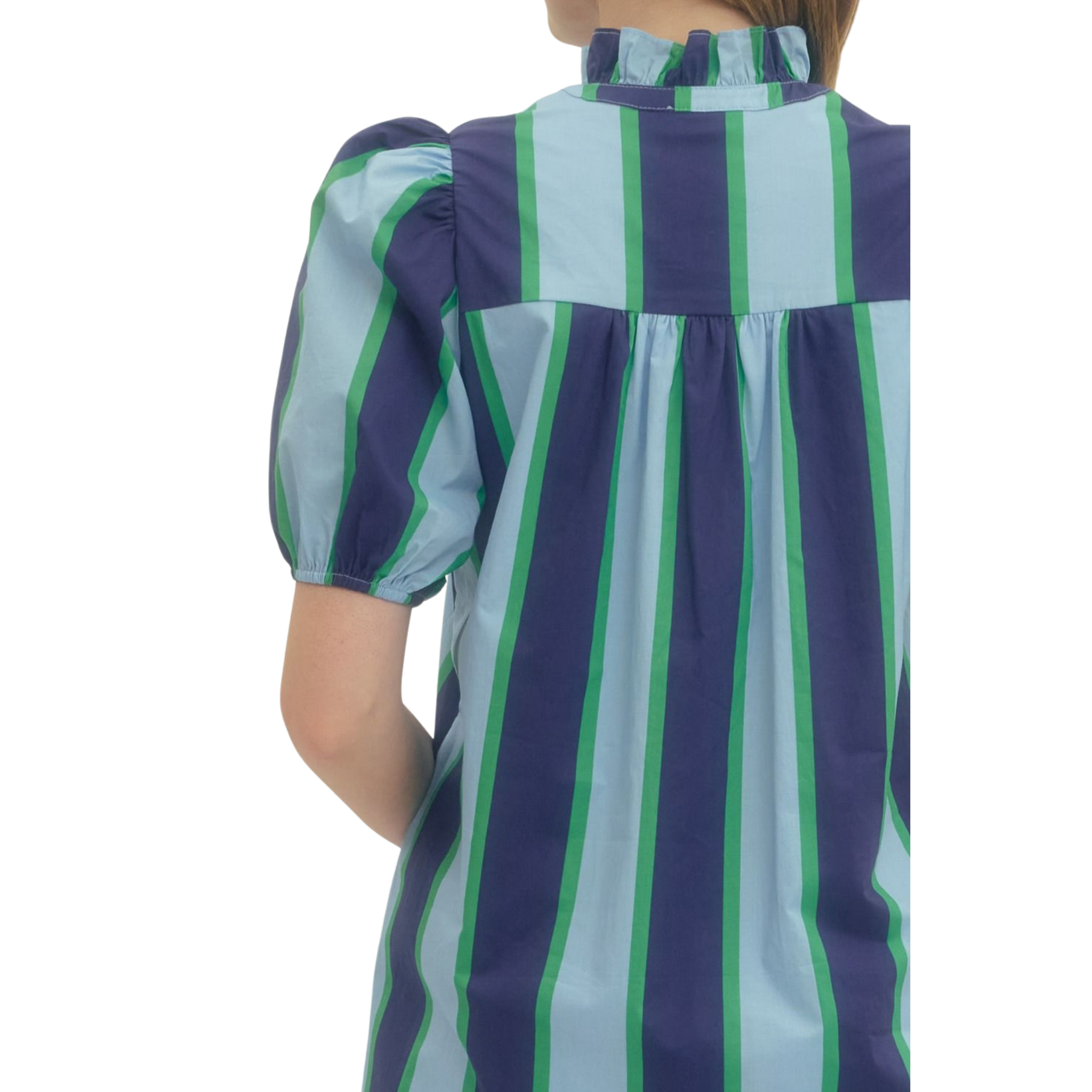 Rebecca Stripe Midi Dress
