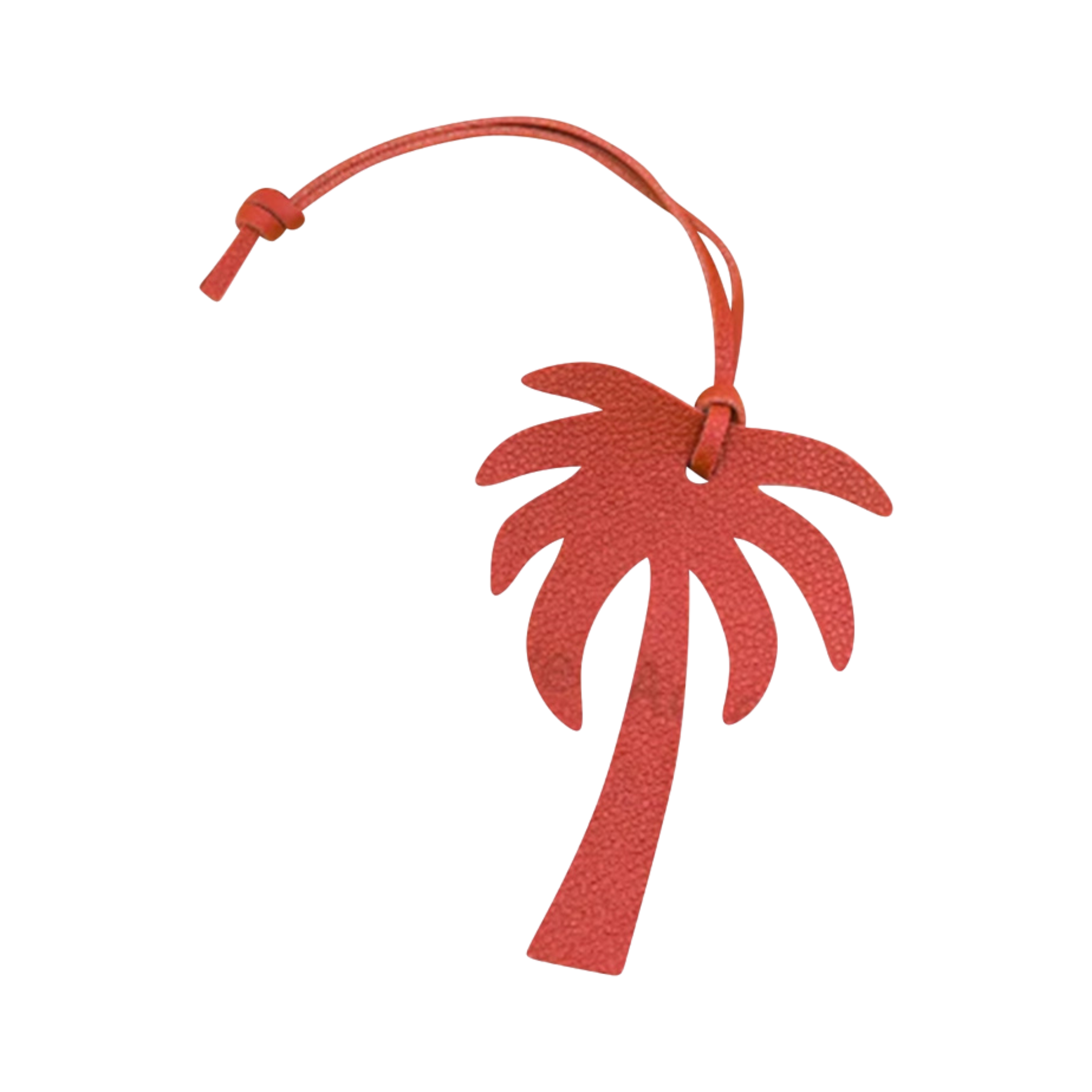 Leather Palm Tree Charm