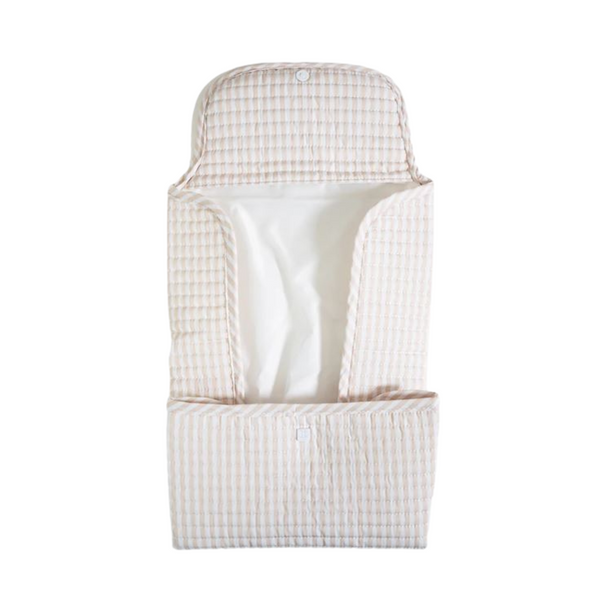 Stripe Sand Quilted Changing Mat