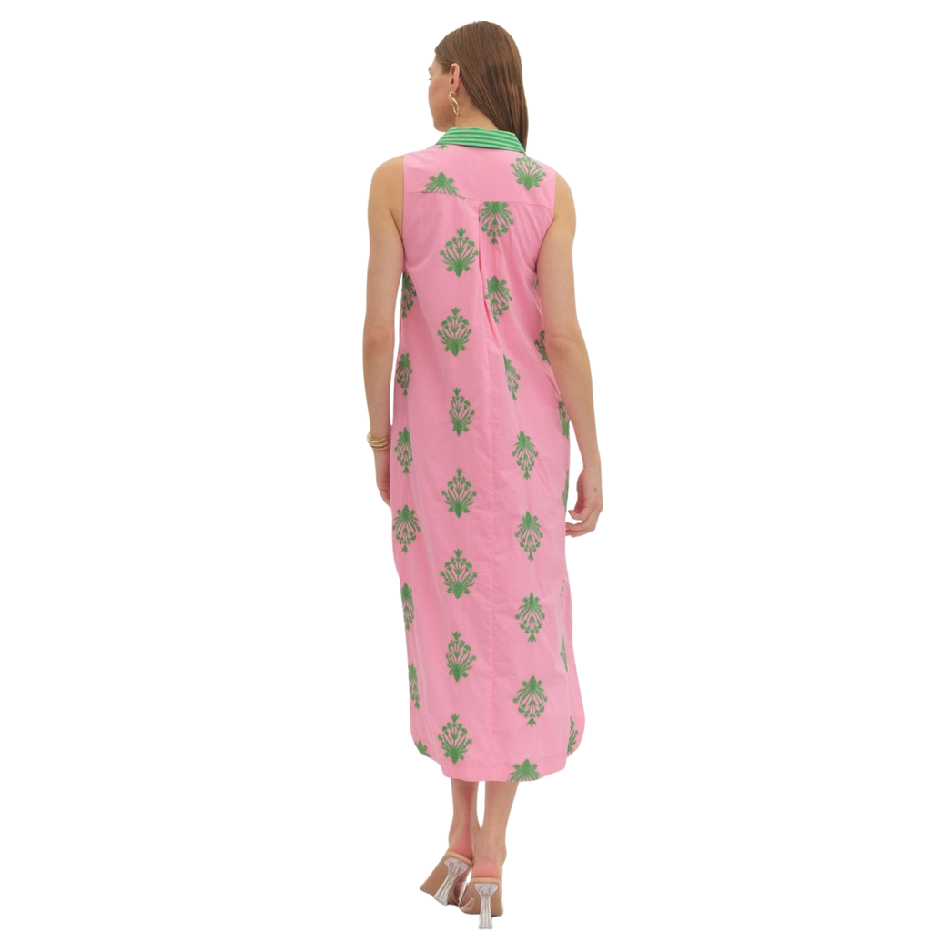 Sav Pink Midi Dress