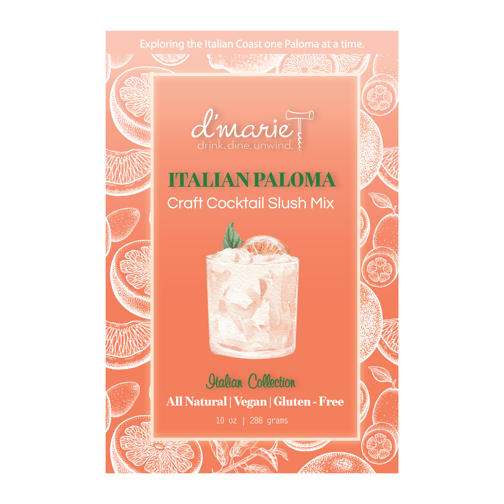 Italian Paloma Cocktail Slushies