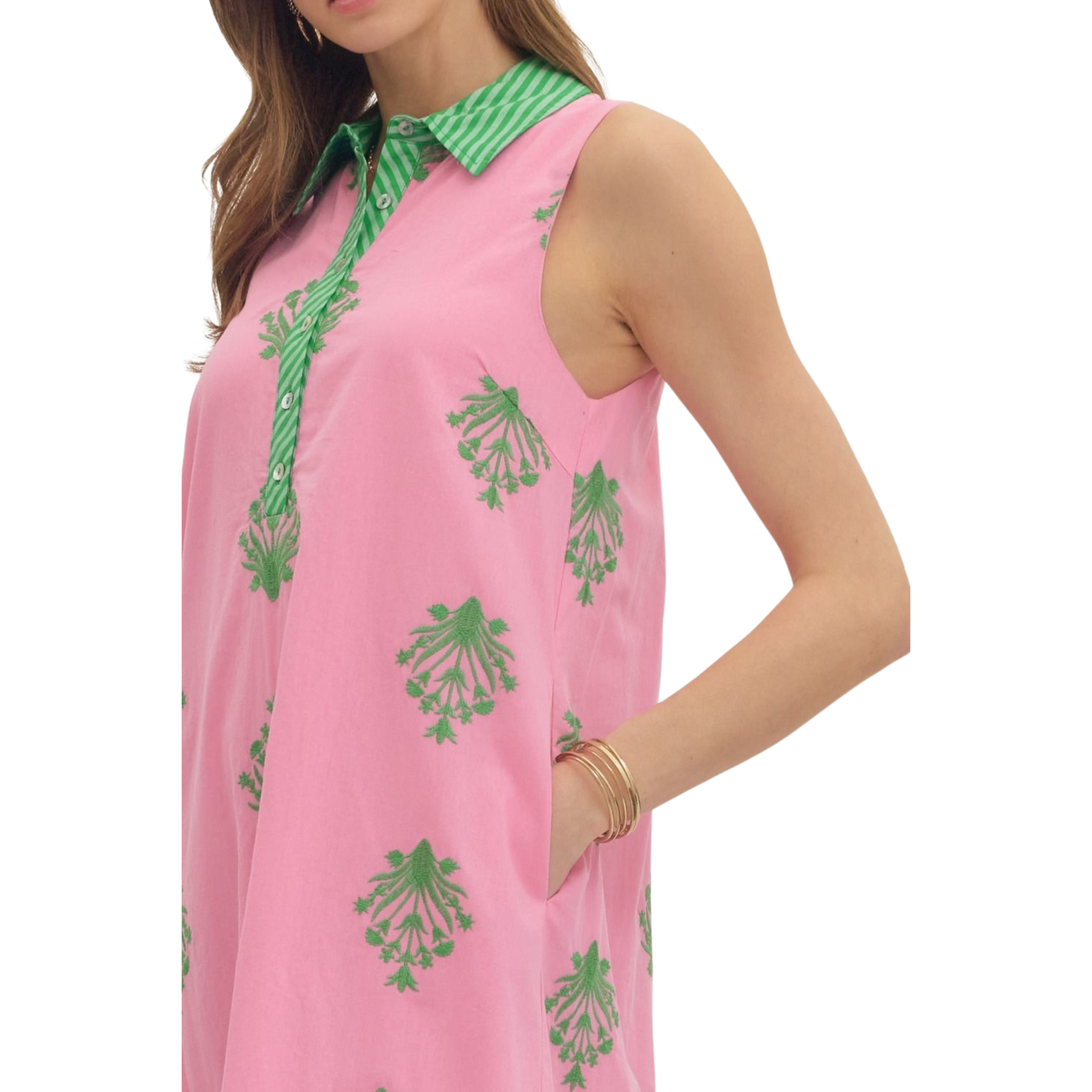 Sav Pink Midi Dress