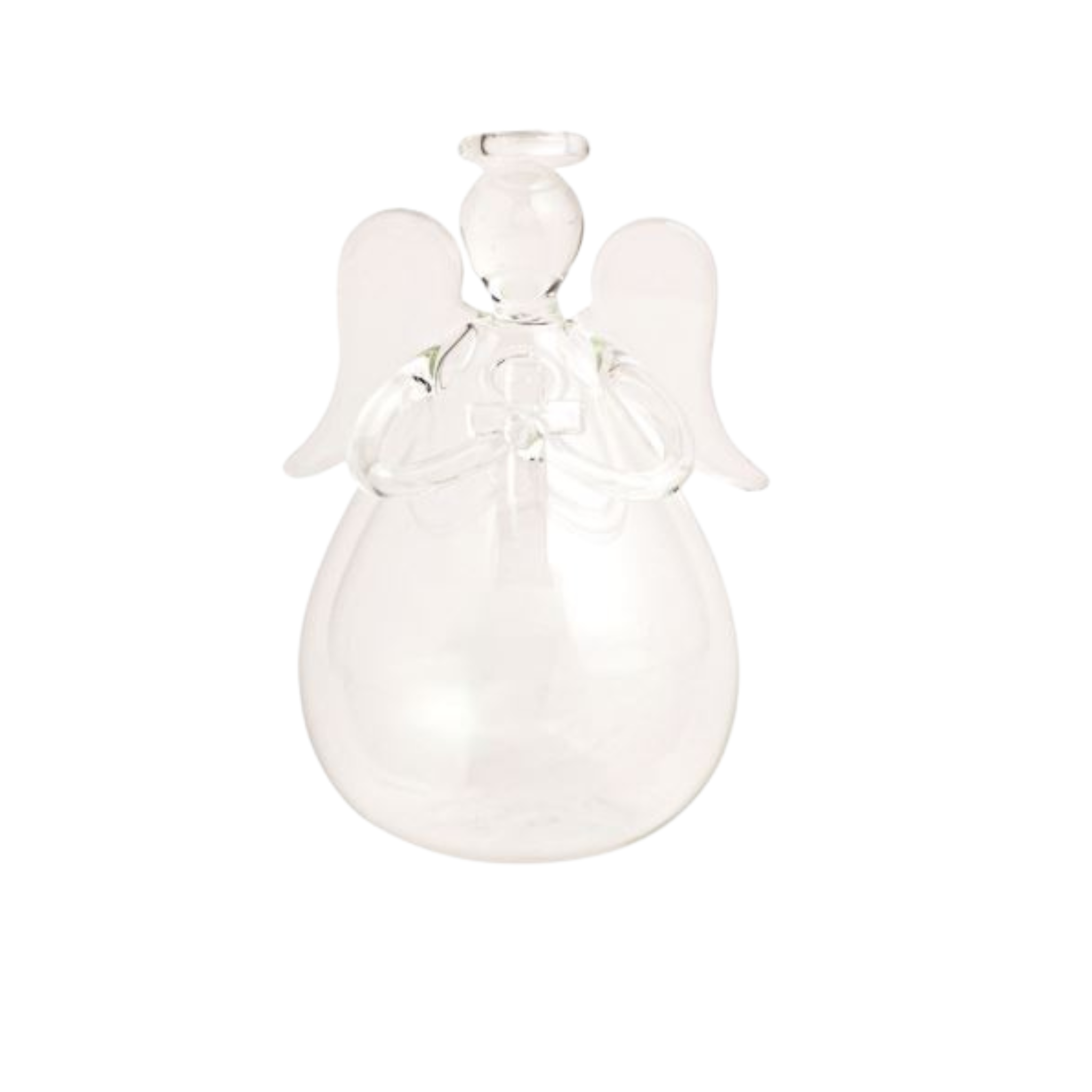 Glass Angel Bud Vase