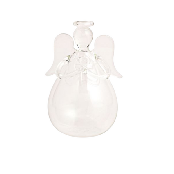 Glass Angel Bud Vase