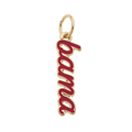 Alabama Crimson Tide Enamel Script Charm