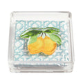 Lemon Garden Napkin & Caddy Set