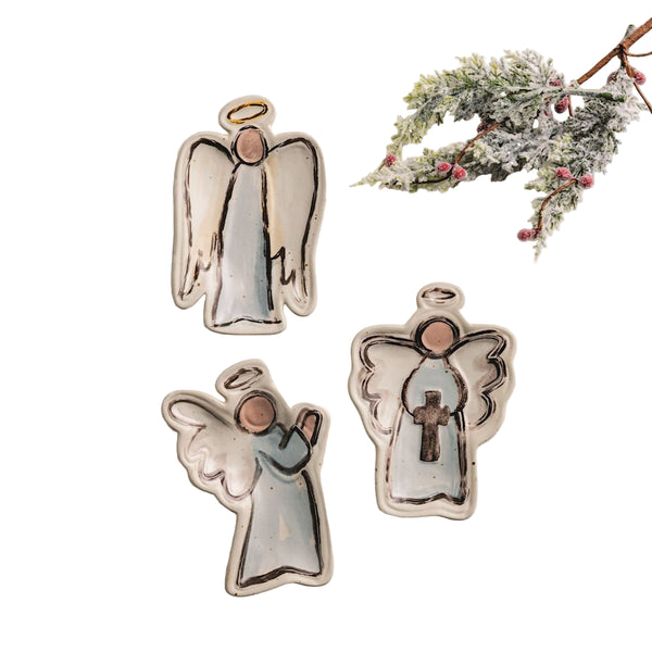 Colored Angel Tidbit Dishes
