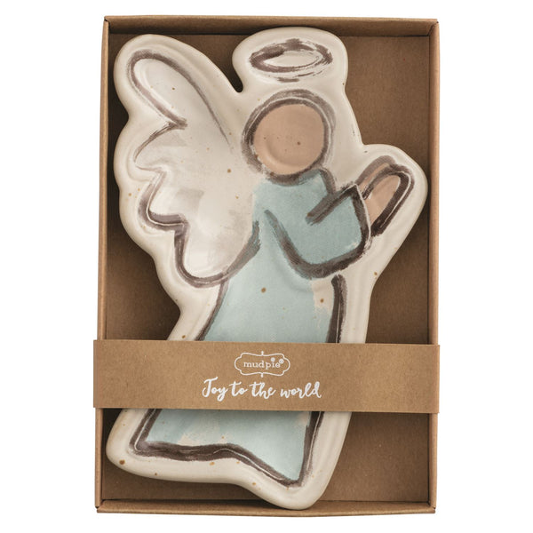Colored Angel Tidbit Dishes