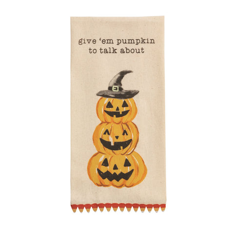 Pumpkins Hallow Printed Towel