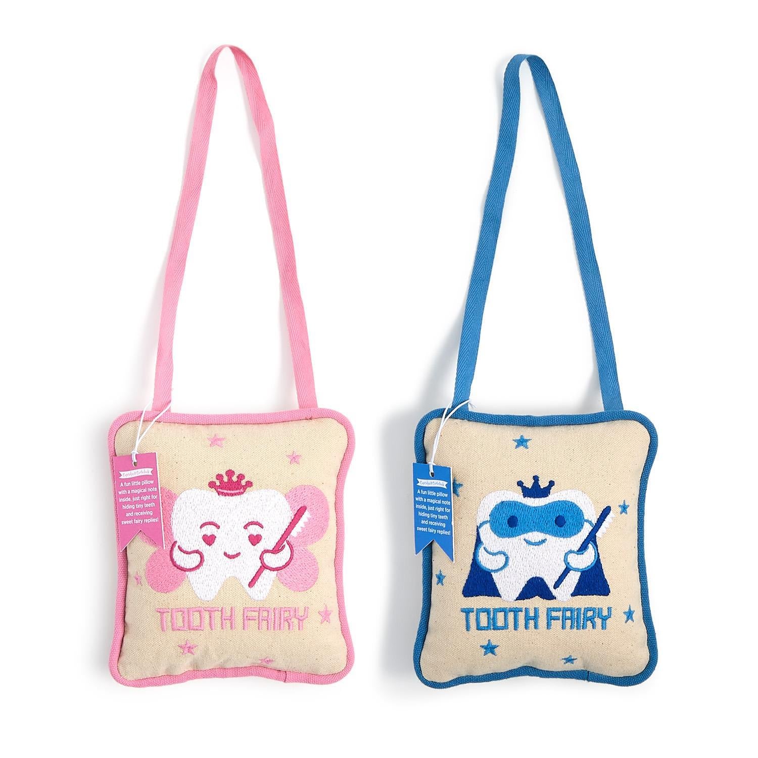 Tooth Fairy Embroidered Pillow Door Hanger